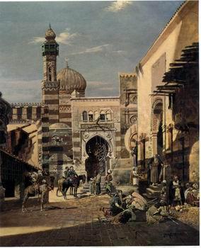 Arab or Arabic people and life. Orientalism oil paintings 558, unknow artist
